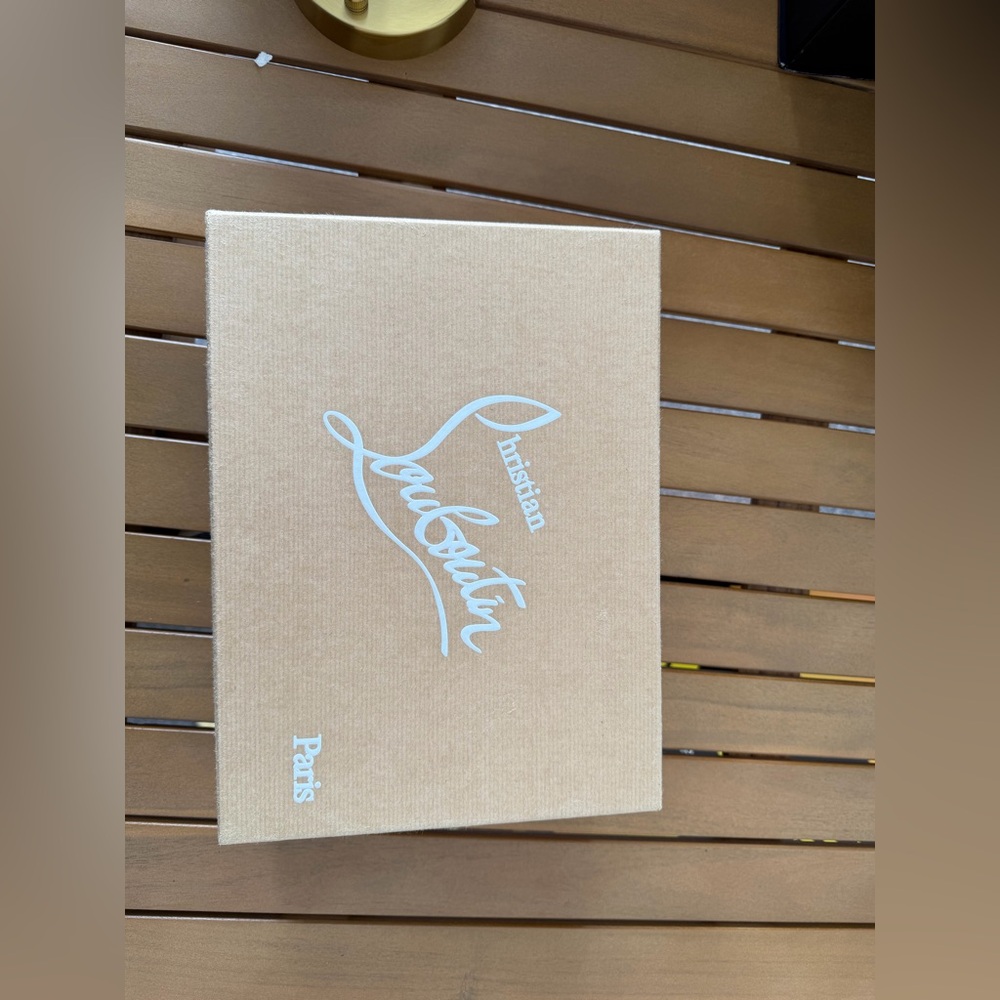 Christian Louboutin Tan Shoe Box